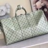 2 Louis Vuitton Keepall size 45 travel bag, style numbers 23962 and 23963, dyed in a pastel hue reminiscent of the rising sun.
