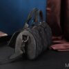 3 Louis Vuitton M46271 Black Floral Leather is made of Italian Grade A leather, which is of high quality.