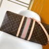 3 Louis Vuitton The Keepall Bandoulière 55 travel bag cleverly utilizes Monogram canvas to create ample space.