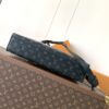 3 Louis Vuitton The M11742 black floral briefcase with zipper and 163C microcode chip is a Sac Plat 24H handbag with the elegant style of Monogram Eclipse coated canvas.