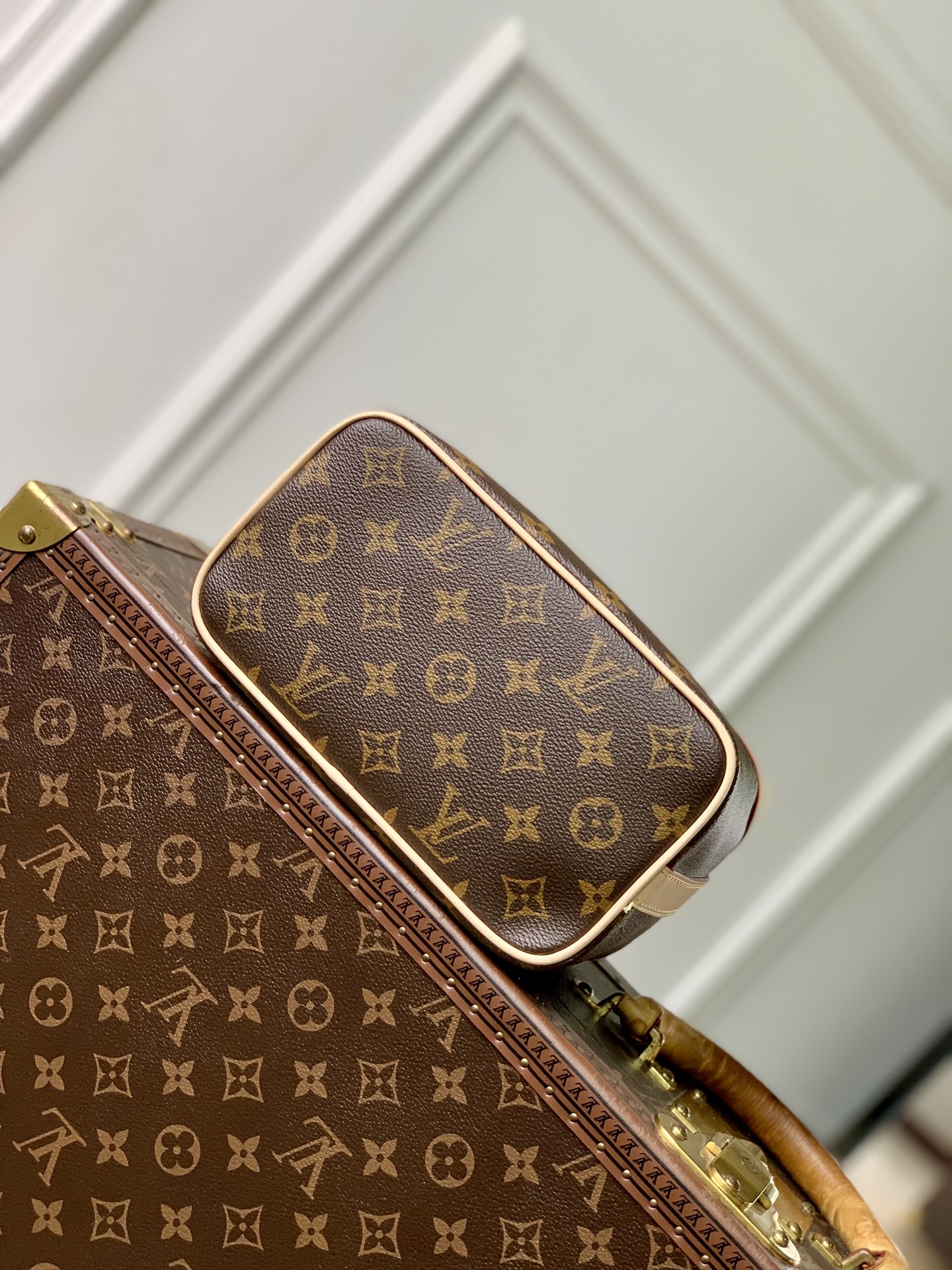3 Louis Vuitton The M15350 Cruiser toiletry bag is inspired by the silhouette of the brand's Cruiser 45 travel bag.