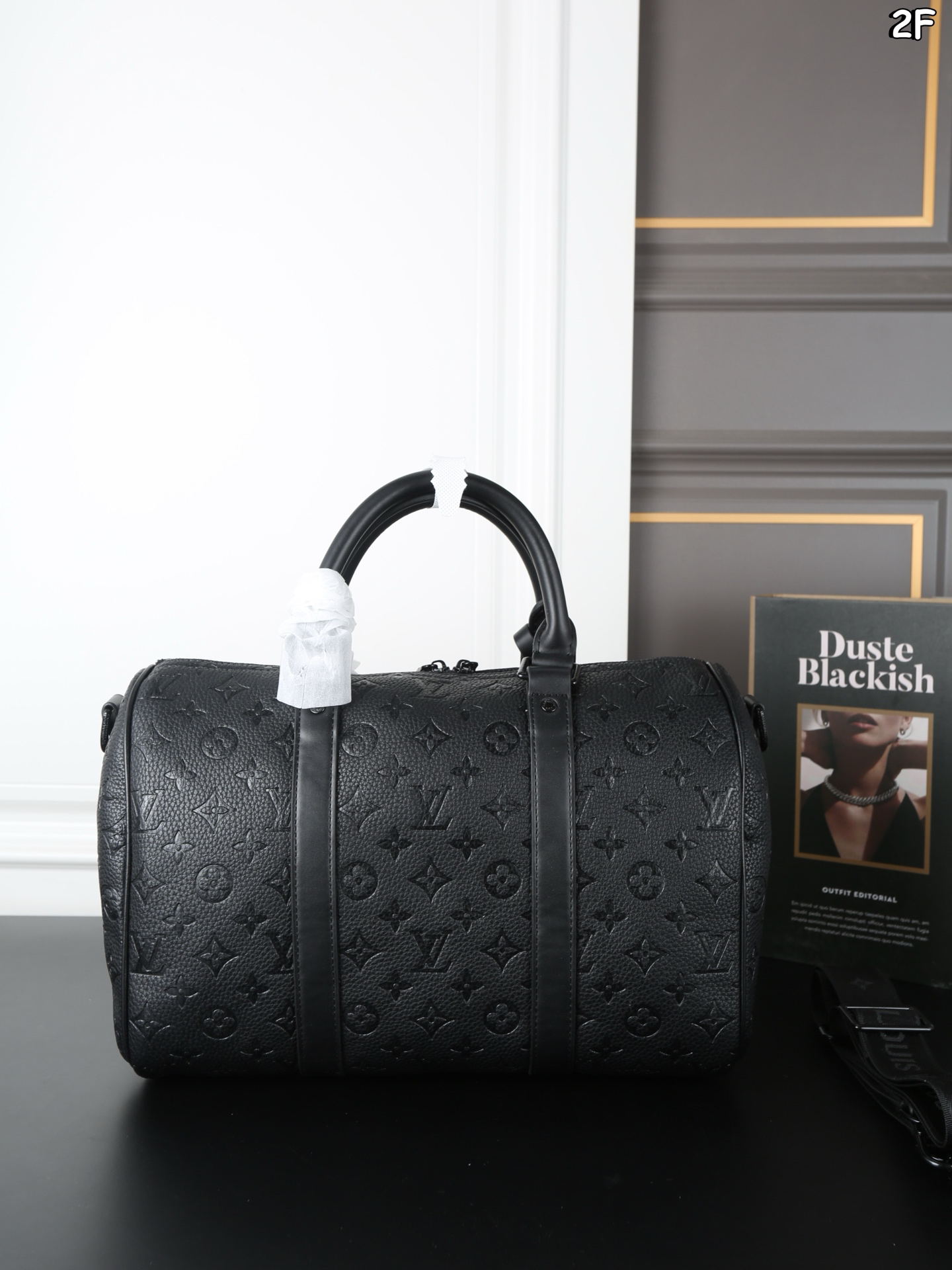 3 Louis Vuitton keepallBandoulière 35 Lychee Pattern Embossed Pillow Bag Shoulder Bag/Crossbody Bag/Handbag