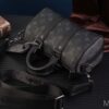4 Louis Vuitton M46271 Black Floral Leather is made of Italian Grade A leather, which is of high quality.