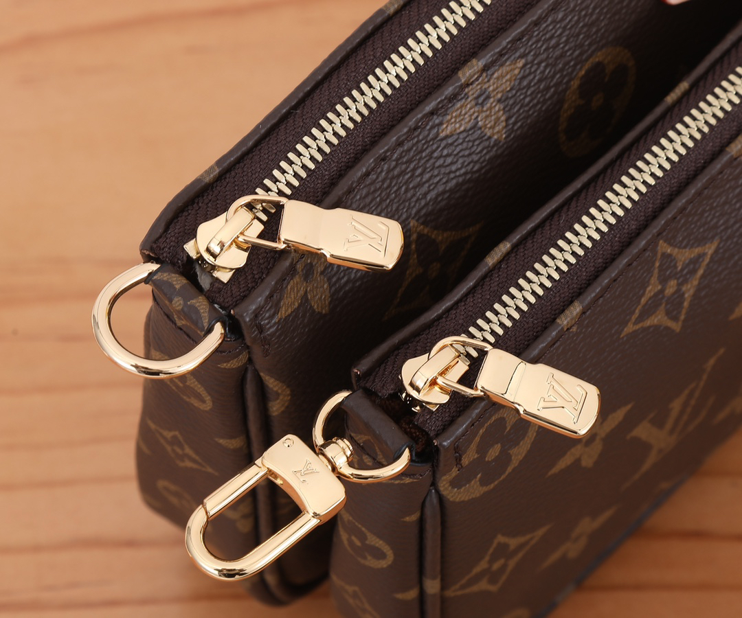Louis Vuitton Multi Pochette Accessoires handbag collection; Pochette Accessoires clutch bag