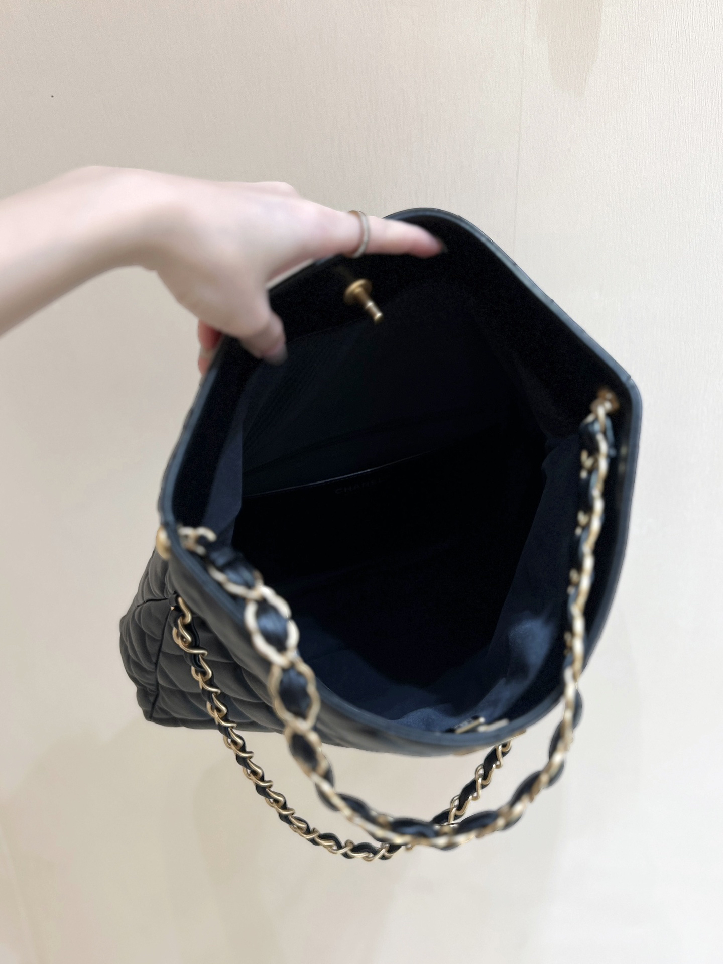 Chanel Maxi Hobo Black