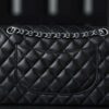 5 Classic Flap, Medium, Black and Silver, Authenticated Version 👜