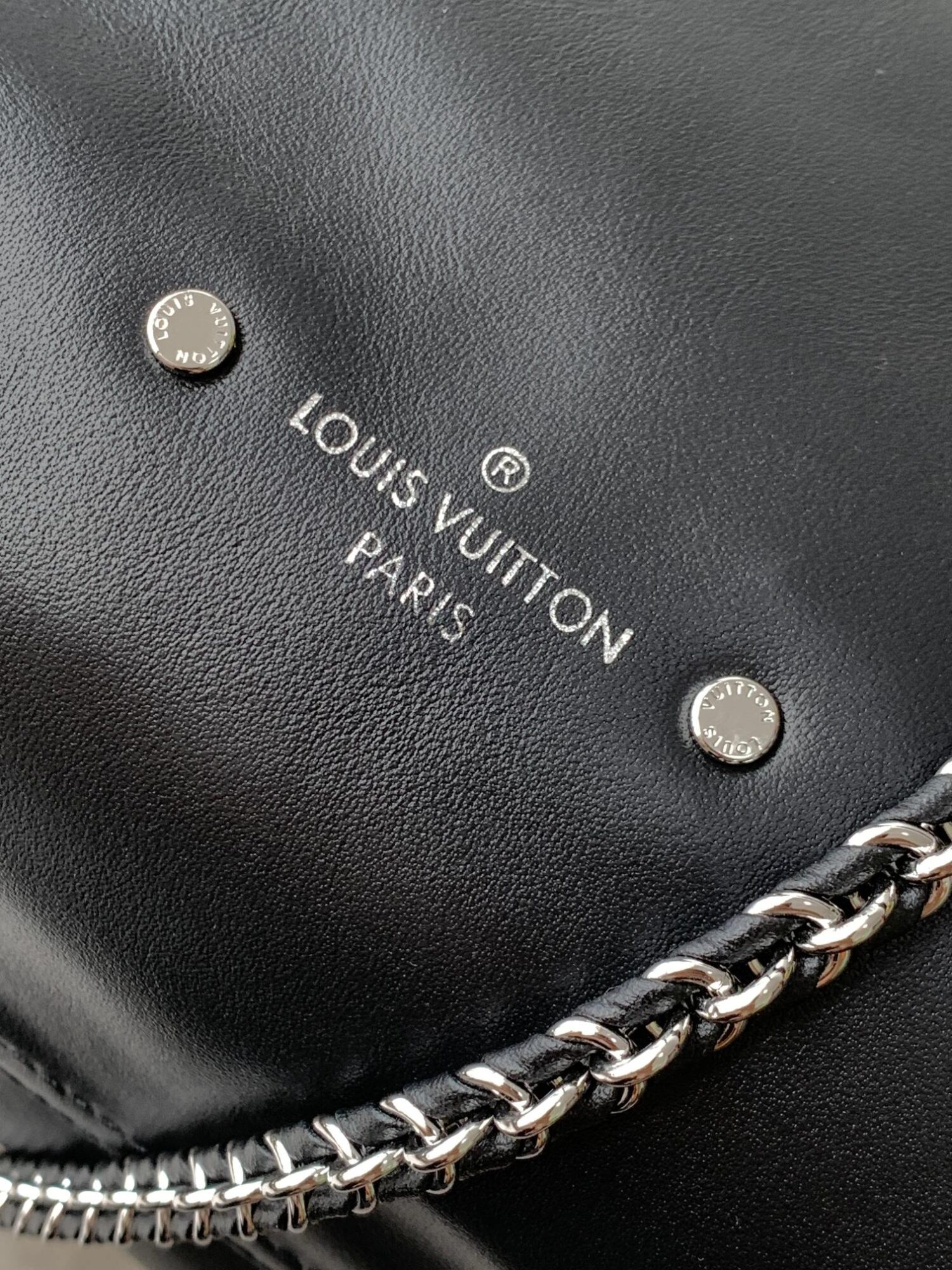 5 Louis Vuitton The M11266 Atlantis medium handbag is from the Dark Side collection.