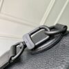 6 Louis Vuitton The M23807 black Speedy P9 Bandoulière 20 handbag is crafted from glossy calfskin leather.