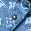 6 Louis Vuitton M46803 Blue Pillow Bag 🦍🦍 This Keepall Bandoulière 25 handbag is made of coated canvas.