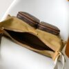 7 Louis Vuitton M12697 Full Khaki Leather Bag, Top-Tier Original, Dimensions Modified, Monogram Canvas, Classic Canvas with Wide Shoulder Strap
