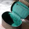 7 Louis Vuitton M12667 Green This Nice BB cosmetic bag is made from Monogram Macassar canvas.