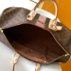 8 Louis Vuitton The Keepall Bandoulière 55 travel bag cleverly utilizes Monogram canvas to create ample space.