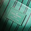 8 Louis Vuitton M12667 Green This Nice BB cosmetic bag is made from Monogram Macassar canvas.