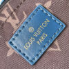 8 Louis Vuitton M46803 Blue Pillow Bag 🦍🦍 This Keepall Bandoulière 25 handbag is made of coated canvas.