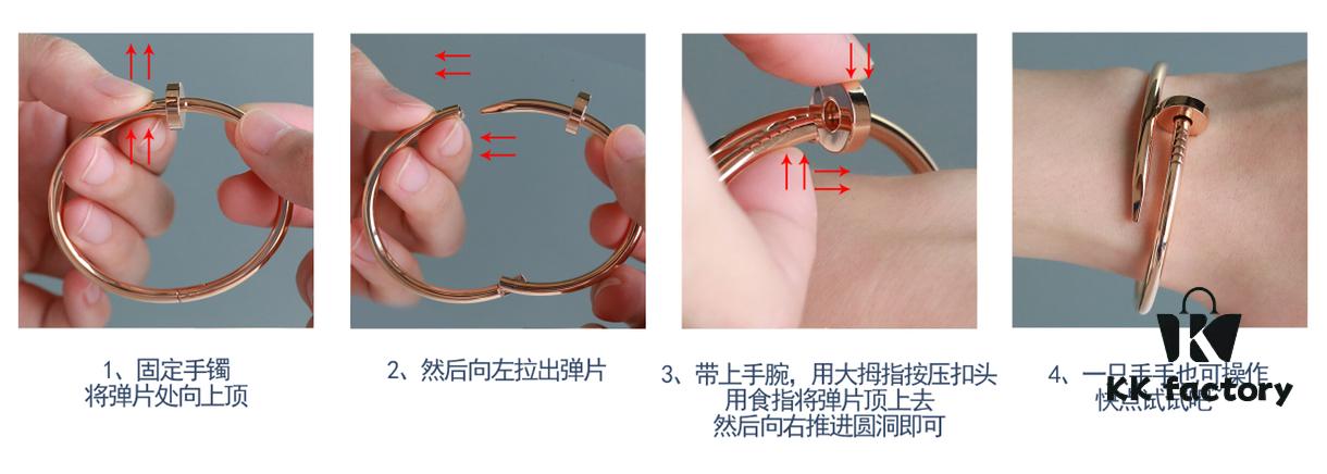 The Right Way to Wear the New Version Nail Bracelet