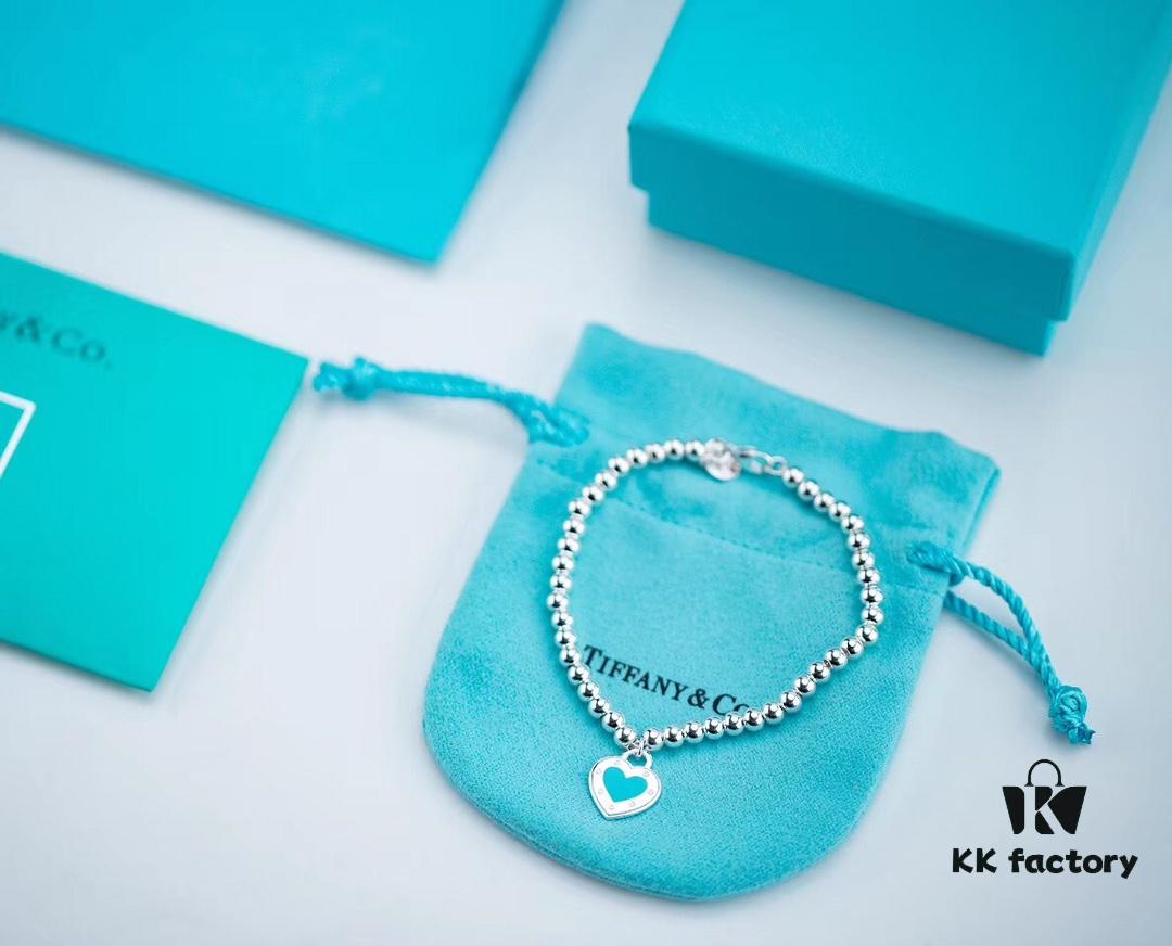 692fd60f99f2d84055c8a840 Tiffany Enamel Heart Bracelet 2019 - Exclusive Counter Release, Newest Sterling Silver Design